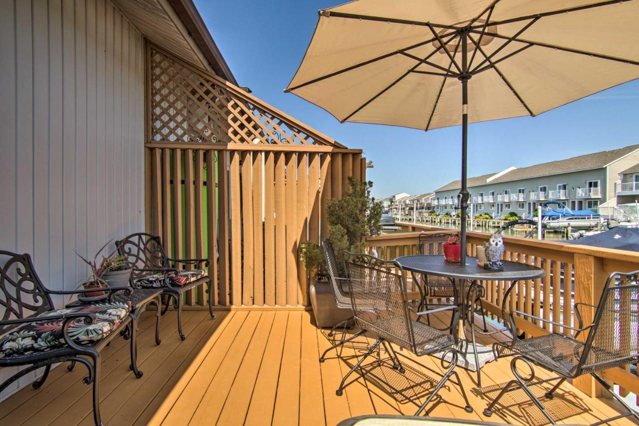 Airy Ocean City Condo On Canal Front With Deck! Exterior foto